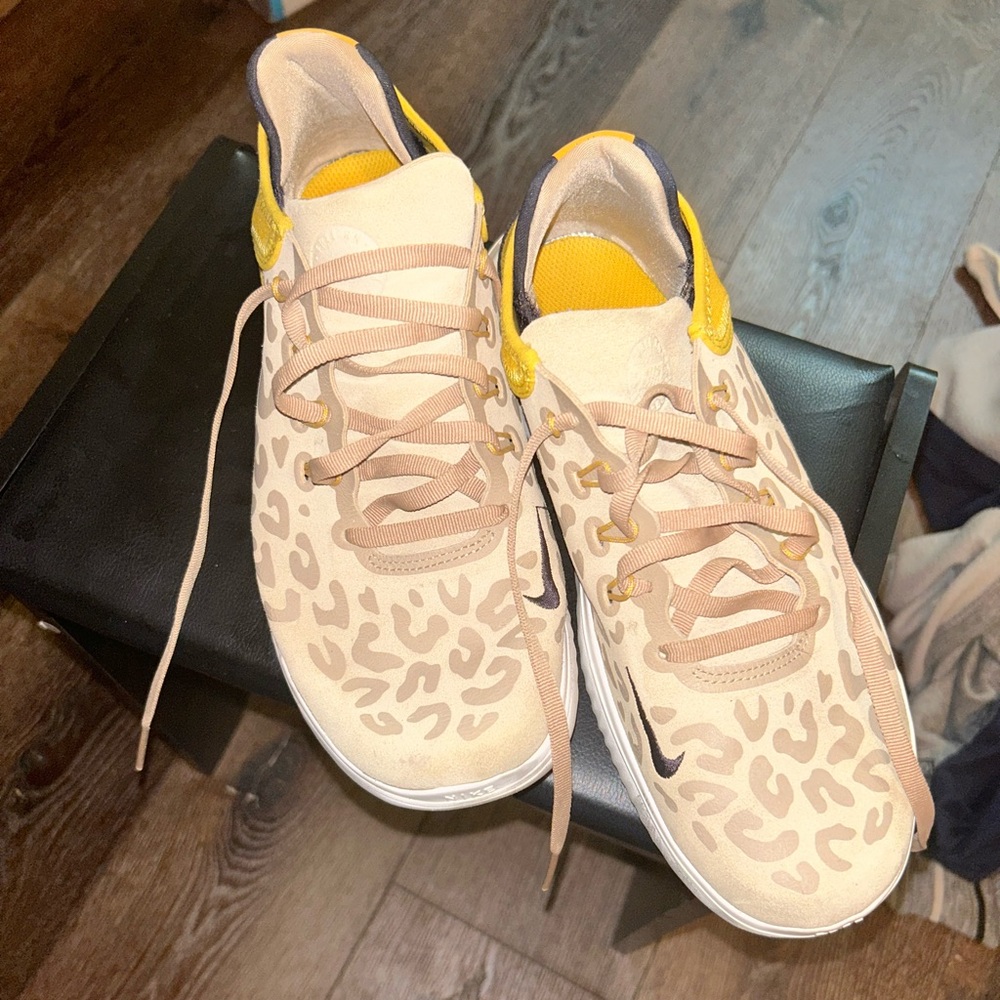 Cheetah print Nike shoes